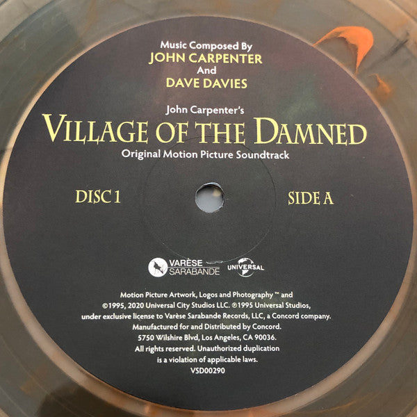 John Carpenter, Dave Davies - Village Of The Damned (Original Motion Picture Soundtrack)
