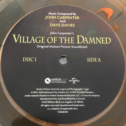 John Carpenter, Dave Davies - Village Of The Damned (Original Motion Picture Soundtrack)