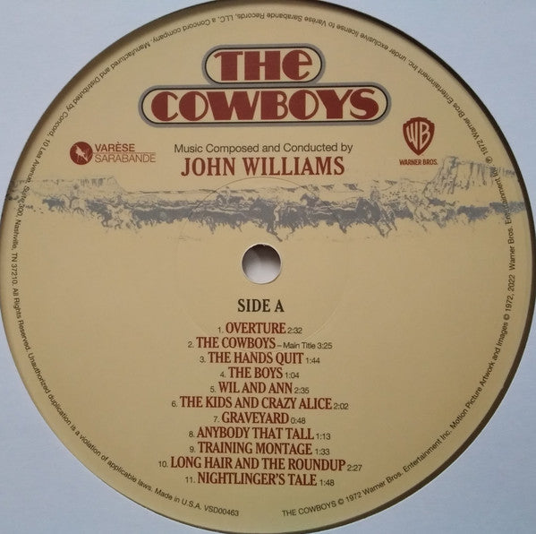 John Williams - The Cowboys (Original Motion Picture Soundtrack)