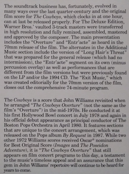 John Williams - The Cowboys (Original Motion Picture Soundtrack)