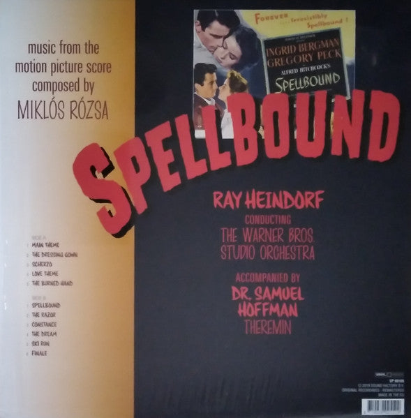 Ray Heindorf, The Warner Bros. Studio Orchestra, Dr. Samuel J. Hoffman, Miklós Rózsa - Alfred Hitchcock's Spellbound