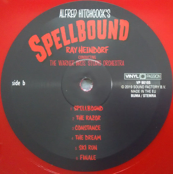 Ray Heindorf, The Warner Bros. Studio Orchestra, Dr. Samuel J. Hoffman, Miklós Rózsa - Alfred Hitchcock's Spellbound