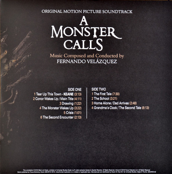 Fernando Velázquez - A Monster Calls (Original Motion Picture Soundtrack)