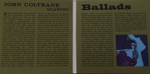 The John Coltrane Quartet - Ballads