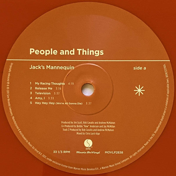 Jack's Mannequin - People And Things