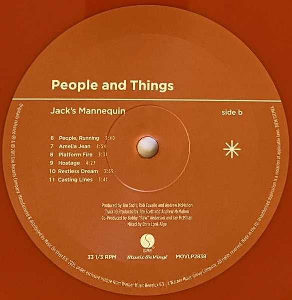 Jack's Mannequin - People And Things